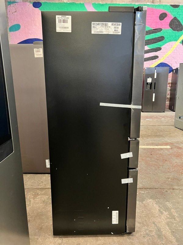Samsung Series 8 RF24R7201B1/EU French Style Fridge Freezer - Black - Image 4
