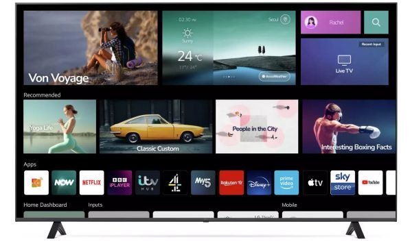 LG 75 Inch 75UQ80006LB Smart 4K UHD HDR LED Freeview TV - Image 4