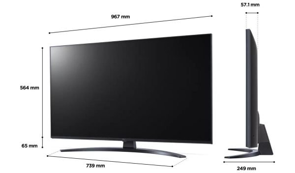 LG 43 Inch 43UQ91006LA Smart 4K UHD HDR LED Freeview TV - Image 5