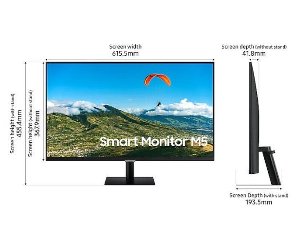 Samsung 27" S27AM500NU Gaming Smart Monitor - Image 4