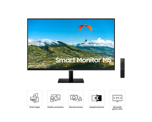 Samsung 27" S27AM500NU Gaming Smart Monitor - Image 2